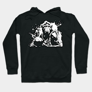 monkey play basketball Hoodie